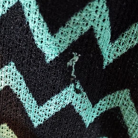 Chevron Patterned High-Low Dress - Picture 6 of 6